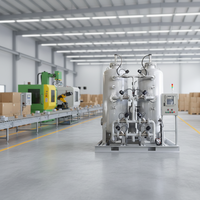 Système de production d'oxygène PSA contrôlé par PLC industriel pour l'enrichissement des champs pétrolifères |   3-3000Nm3/h |   Marque HIGHLIGHT Gaz 220V/380V
