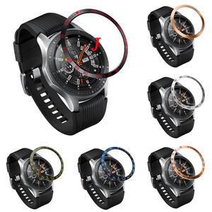 Anneau de lunette pour <span class=keywords><strong>Samsung</strong></span> Galaxy Watch 4, pour <span class=keywords><strong>Gear</strong></span> S3 Frontier 46mm 42mm, coque métallique Anti-rayure, accessoires de montre 3 45mm 41mm - Product Image 6