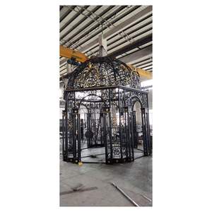 Auvent de protection solaire en <span class=keywords><strong>fer</strong></span> <span class=keywords><strong>forgé</strong></span> Prima pour porte, auvent classique en métal pour porte Juliette, <span class=keywords><strong>pergola</strong></span>, décoration de la maison - Product Image 6