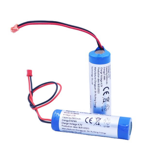 18650 3.7V 2600mAh Replacement Lithium Ion Batteries Pack