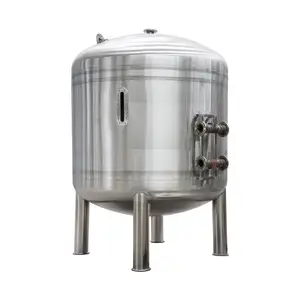 100 Psi Pressure SS Water Storage Tank 304 316L Water Tank For Pure Water Storage