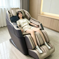 Silla de Masaje de Cuerpo Completo Plegable y Portátil de Gravedad Cero 4D de Lujo OEM Personalizada Más Vendida