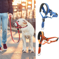 JIXIN Sicherer, verstellbarer Nylon-Hundemaulkorb mit Vibrations- und Geräuschtraining, Anti-Biss, atmungsaktiver Netz-Maulschutz für Fellpflege und Tierarztbesuche