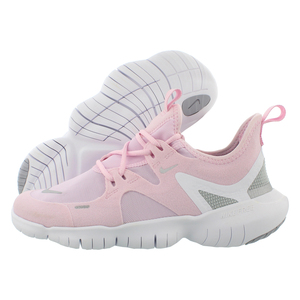 รองเท้าวิ่ง Nike Free RN 5.0เด็กผู้หญิงสีชมพู/ขาว/เงิน-100% ของแท้ - Product Image 1