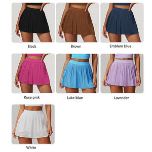 กระโปรงเล่นกีฬาฝึกซ้อมโยคะของผู้หญิงกระโปรงเทนนิสโยคะ - Product Image 6