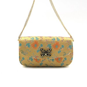 Nuova Borsa a Tracolla in Stile Cinese Imitazione Broccato Song, Borsa Retrò in Tessuto con Chiusura a Farfalla - Product Image 5