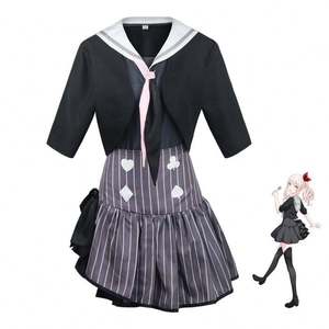 Disfraz de <span class=keywords><strong>Cosplay</strong></span> de <span class=keywords><strong>Anime</strong></span> Project Sekai Colorful Stage Feat Akiyama Mizuki, Peluca Amia, Zapatos, Uniforme Escolar JK para Mujer, Vestido de Marinero - Product Image 4