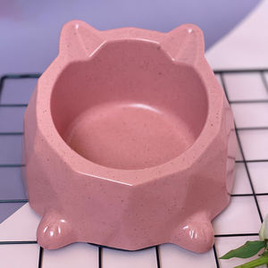 กงเล็บน้อยน่ารักสำหรับสัตว์เลี้ยง,ชามอาหารสำหรับ<span class=keywords><strong>ลูก</strong></span>สุนัขหมาแมวใยไผ่ - Product Image 2