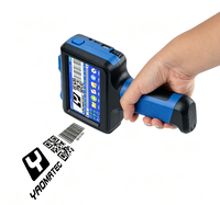 Machine de codage à jet d'encre portable Yaomatec, imprimante industrielle portable pour le marquage de la date, du numéro de lot, du code QR et du code-barres sur les cartons, les bouteilles et le plastique