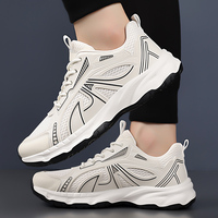Chaussures de course pour hommes, tige en mesh, confortables, légères, respirantes, baskets sportives robustes