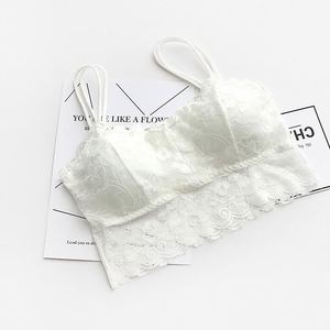 K470 <b>Women</b> Sexy <b>Vest</b> Chest Padded Tank <b>Tops</b> for <b>Women</b> Wearing Fitness Underwear Lace Bralette Crop <b>Top</b> Ladies - Product Image 4