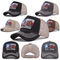 Gorra Trucker de Texas Bordada Personalizada al por Mayor, con Frente de Espuma y Malla, Cierre Ajustable, Gorra de Campeonato de Conducción Unisex para Hombres y Mujeres, OEM