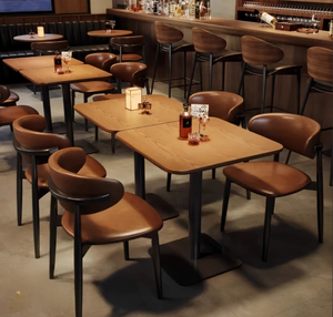 Meubles de <span class=keywords><strong>bar</strong></span> de restaurant haut de gamme, dossier cintré à la vapeur, chaise de <span class=keywords><strong>bar</strong></span> de cuisine unique, mobilier de <span class=keywords><strong>bar</strong></span> commercial haut de gamme - Product Image 2