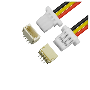 SH1.0ネビュライズド赤と黒の電子ワイヤー1.0mmコネクタ間隔2ビットブザーホーンワイヤー - Product Image 3