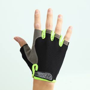 Guantes Hd Ztc259 para exteriores, de medio dedo, unisex, de tela negra, para escalada en montaña, ciclismo, Fitness, resistentes al desgaste, a prueba de golpes - Product Image 4
