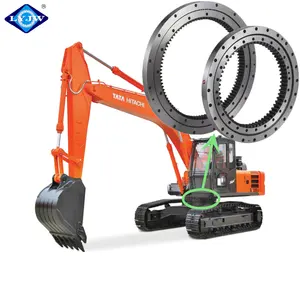 Luoyang JW PC1250 Swing Circle Excavator Parts Swing Bearing 21N-25-00201 Swing Gear For Sale