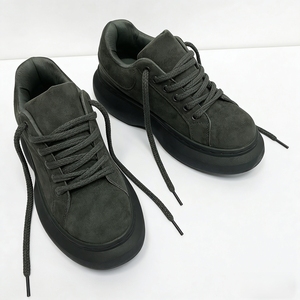 Chaussures de sport décontractées respirantes et confortables avec lacets et tige en daim – Tailles 39-44 - Product Image 2