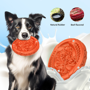 Juguete interactivo para perros con disco de goma para masticar, entrenamiento de dentición, azul, verde, naranja, 343g - Product Image 2