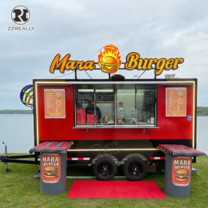 Chariot à smoothies glacés, petit camion à café, camion de restauration, chariots mobiles à fruits et <span class=keywords><strong>tacos</strong></span>, remorques à vendre - Product Image 3