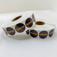Stiker Bulat Kustom Produk Personalisasi, Stiker Vinyl Kertas Perekat Tahan Air, Pencetakan Label Stiker Logo, Gulungan Stiker