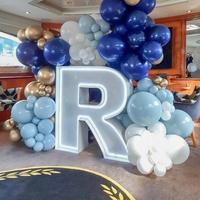 Enseigne LED personnalisée avec grands chiffres RGB, lettres néon lumineuses pour extérieur, direction, entreprises automobiles, décoration, installation sur support, acrylique