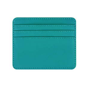 First Layer PU Leather Ultra-Thin Card Holder Men's and Women's Coin Purse for Credit Cards