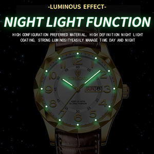 Reloj Binbond 5663 de Moda Ultrafino con Movimiento de Cuarzo Luminoso, Correa de Cuero, Resistente al Agua, Doble Calendario, para Hombre, Estilo Casual y de Negocios - Product Image 5