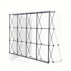 โปรโมชั่น ออกแบบตามสั่ง ป้ายโฆษณาแบบพกพา อลูมิเนียม สำหรับงานแสดงสินค้า ผ้าปูพื้นหลังแบบป๊อปอัพ - Product Image 4