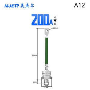 Redresseur en spirale en silicium ZP200A 1600V2CZ, redresseur <span class=keywords><strong>12V</strong></span>, diode redresseuse haute puissance pour générateur alternatif ZP200A 1600V - Product Image 3