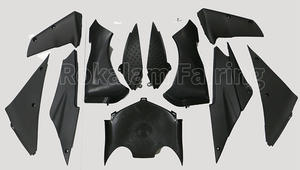 Pour <span class=keywords><strong>Kawasaki</strong></span> <span class=keywords><strong>Ninja</strong></span> ZX-6R 2005 <span class=keywords><strong>2006</strong></span> Noir Carénage de moto <span class=keywords><strong>ZX6R</strong></span> 636 05 06 ZX636 Pièces de rechange pour moto sportive - Product Image 2