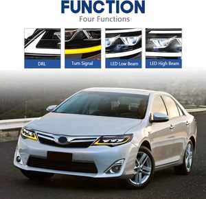 Conjunto de Faro Delantero Compacto Mocell con Ajuste de Luz, Lado del Conductor, Bombilla LED para Camry 2012-2014 - Product Image 5