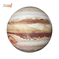 Ballon de terre gonflable géant Zhenmei, globe de terre gonflable, ballon gonflable avec éclairage LED