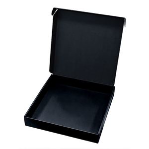 Caja de Cartón Corrugado Cuadrada Negra, Ecológica y Reciclable, para Regalos y Manualidades - Product Image 5