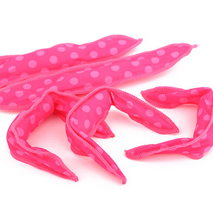 Bigoudi en éponge sans chaleur à motif pois avec sangle, outil de coiffure pour tous - Product Image 1