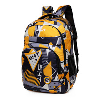 Mochila de Camuflaje Oxford Nueva, Gran Capacidad, Transpirable, Unisex, para Estudiantes de Primaria y Secundaria, Bolsa de Viaje para Computadora