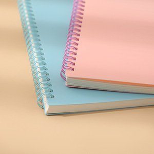 Carnet à spirales rétro Macaron PP, carnet portable créatif, cahier d'exercices pour étudiants, cadeau A5/B5 - Product Image 4