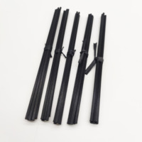 Bâtonnets diffuseurs d'arômes noirs en fibre de 3mm, 4mm, 5mm, 28cm, 30cm, 35cm, 40cm, 45cm, 50cm – Recharges de parfum et d'huiles essentielles – Bâtonnets en roseau noirs