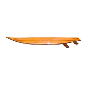 Planche à pagaie courte en bois artisanale pour sports nautiques sur lac et rivière, pour usage récréatif, 192Lx47Wx21H cm - Product Image 5