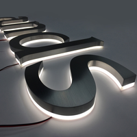 Panneaux de signalisation de salon en acrylique rétroéclairés par LED personnalisables DakeSign OEM ODM, design gratuit, éclairage décoratif, étanches IP65