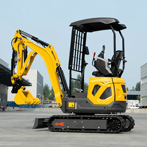 Mini-excavatrice 1,8 tonne avec moteur homologué CE EPA, chenilles, cabine, auvent et filet pour travaux agricoles et de construction - Product Image 3