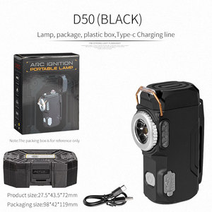 ไฟแช็ค EDC ARC กำลังสูง พกพาสะดวก ใช้แบตเตอรี่ 14500 ชาร์จผ่าน USB ได้ ไฟฉาย LED กันน้ำสำหรับกิจกรรมกลางแจ้ง - Product Image 2