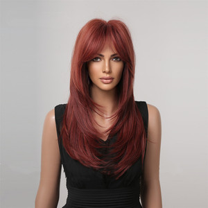 Parrucca Sintetica Lunga 60cm alla Moda, Multicolore, Resistente al Calore, per Feste <span class=keywords><strong>di</strong></span> <span class=keywords><strong>Halloween</strong></span> e Cosplay, per Donne - Product Image 5