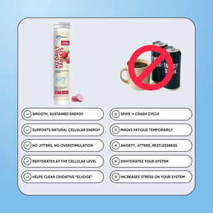 चीन आपूर्तिकर्ता कस्टम सूत्र का लोगो रास्पबेरी फ्लेवर्ड H2 आणविक हाइड्रोजन टैबलेट, ट्यूब में पैक किया गया - Product Image 5