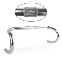 Guidon de course à pignon fixe DIY, accessoires de cyclisme, guidon de course de 420 mm, guidon de vélo en alliage d'aluminium pour le tourisme