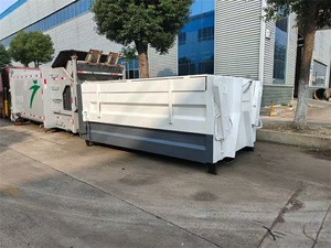 12CBM移动式垃圾压实机4x2驱动手动变速器电机遥控环卫车垃圾处理机械 - Product Image 5