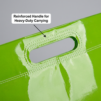 Sac de courses personnalisé en PP tissé écologique pour supermarché, sac fourre-tout imperméable découpé, sac de vente au détail réutilisable très résistant