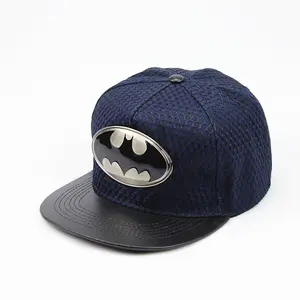 Toptan yeni Batman demir net düz kap sokak hip hop şapka hip hop kaykay şapka erkekler ve kadınlar için