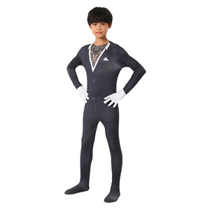 Costume de cosplay Hongbo Mingchuang, combinaison Panthère Noire, pour enfants de 8 à 13 ans, en polyester, pour jeux de rôle sur scène, Halloween, anime - Product Image 2