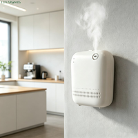 Diffuseur d'arômes haute efficacité AE109 150 ml mural à batterie, nébuliseur d'air froid pour hôtel, salle de bain, usine