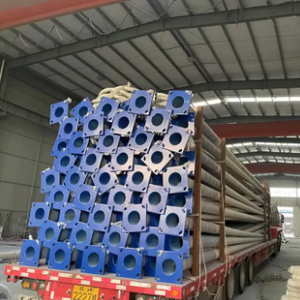 Sloer Tùy Chỉnh Gấp Giữa Bản Lề Có Thể Gập Lại Mạ Kẽm Đôi Cánh Tay Đơn 6M 7M 8M 9M 10M 11M 12M Đèn Bài Ánh Sáng Đường Phố Cực - Product Image 5